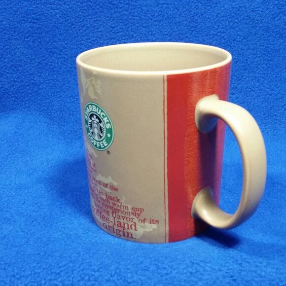 Starbucks 2006 Coffee Land Origin Bean Story Poem Africa Ceramic Coffee Mug 14oz - Picture 7 of 10